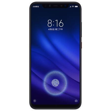 小米8屏幕指紋版 6GB+128GB 黑色 全網通4G 雙卡雙待 全面屏拍照智能遊戲手機